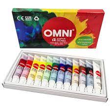 Omni Acrylic Colour Set 12mlx12col