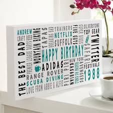 30th Birthday Personalized Word Art