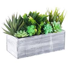 Wood Rectangle Planter Decorative Box