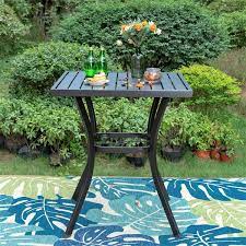 Metal Patio Outdoor Bistro Table