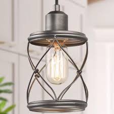 Lnc Modern Farmhouse Gray Mini Pendant