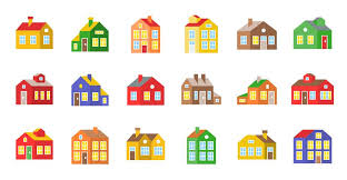 House Vector Icon Flat Design Pixel