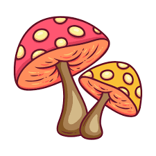 Mushroom Stickers Free Food Stickers