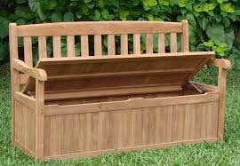 Teak Wood 5 Feet Bench With Storage Box