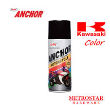 Kawasaki Motorcycle Spray Paint Anchor