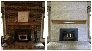 How To Paint A Brick Fireplace 6