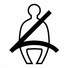 Auto Belt Seat Seatbelt Icon