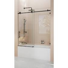 Sliding Frameless Bath Tub Shower Door