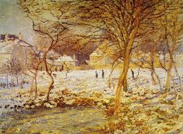 Monet Snow Effects French Paintings