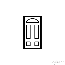 Entrance Door Icon Element Of Door