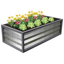 Galvanized Steel Raised Garden Bed