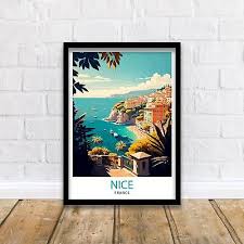 Nice France Travel Print Nice Wall Art