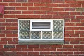 Glass Block Basement Bathroom Window