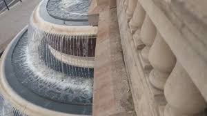 View Of A Beautiful Concrete Fountain