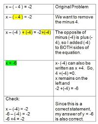 Master One Step Equation Subtraction