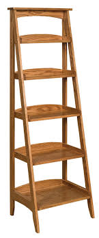 Ladder Shelf Solid Wood Amish Furniture