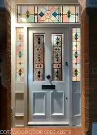 Victorian Front Entrance With Leaded