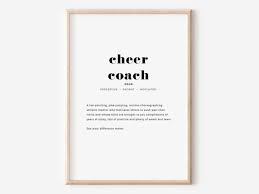 Cheer Coach Gift Printable Thank You