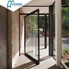 Aluminum Glass Pivot Entry Doors