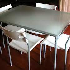 Ikea Frosted Glass Dining Table