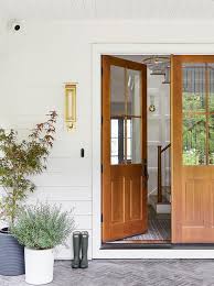 Double Front Doors With Glass Panels