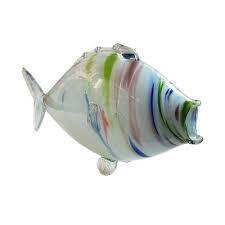 Large Murano Glass Fish 1950s For
