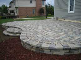 Old Decks With New Raised Paver Patios