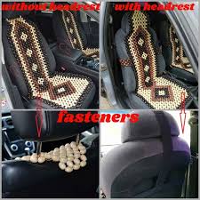 Beaded Car Seat Cover For Car Wooden