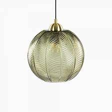 Calla Globe Pendant Light Green