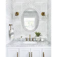 Frameless Oval Bathroom Vanity Mirror