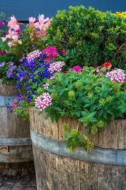 Creative Whiskey Barrel Planter Ideas