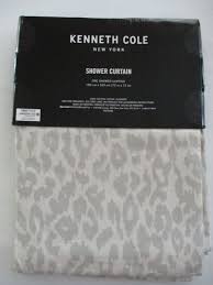 Animal Print Fabric Shower Curtain