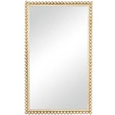 Rectangle Framed Gold Wall Mirror