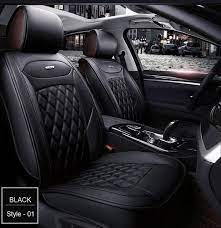 Car Pu Leather Black Seat Cover