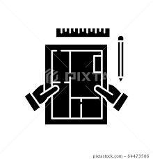 Interior Designer Black Glyph Icon