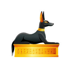 Egyptian Dog Anubis God Black Jackal