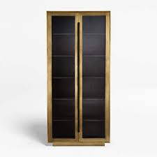 Freda Glass Door Storage Cabinet