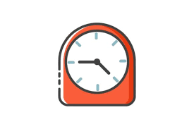 Clock Line Icon Graphic By Home Sweet