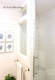 Shower Half Wall With A Window French