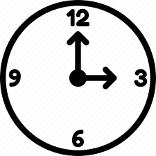 O Clock Time Time Zone Watch Icon