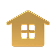 Gold House Icon Pngs For Free