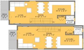 Skinny Solution For Small House Floor Plans