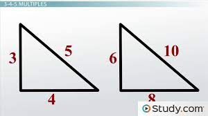 3 4 5 Triangles Definition Rule