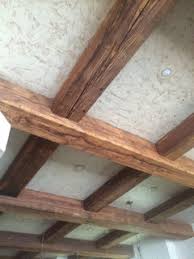 how to white wash wood beams