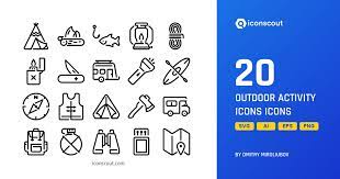 Outdoor Activity Icons Icon Pack 20