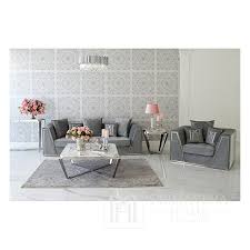 Velvet Upholstered Sofa Modern In A