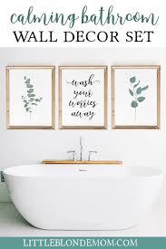 Bathroom Wall Decor Set Of 3 Wall Art