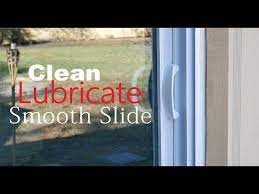 To Lubricate Clean Sliding Patio Door