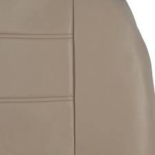 Synthetic Leather Beige Car Seat Covers