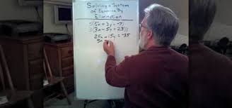 How To Solve Two Linear Equations By